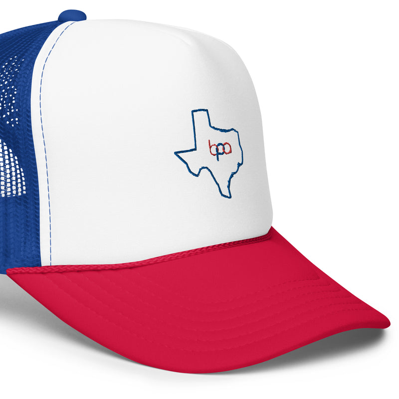 Foam Texas BPA trucker hat