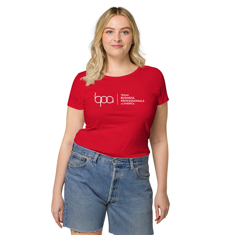 Women’s basic organic Texas BPA t-shirt